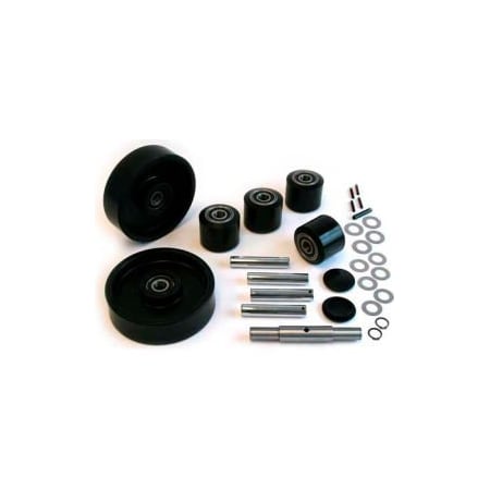 Gps - Generic Parts Service Complete Wheel Kit for Manual Pallet Jack - Fits American Lifts Little Mule Model GWK-LM25-CK